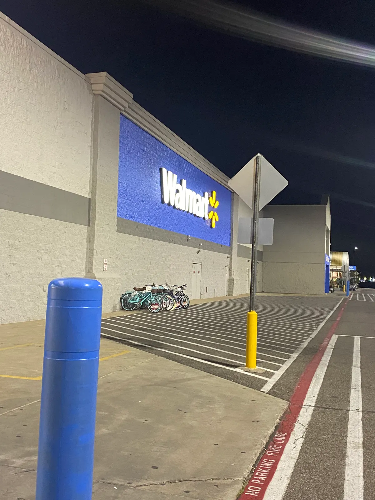 Walmart store at night, a Pristine Electric commercial project